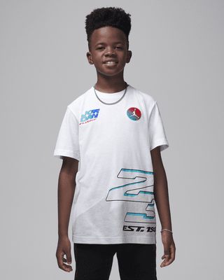 Jordan Big Kids Moto T Shirt. Nike
